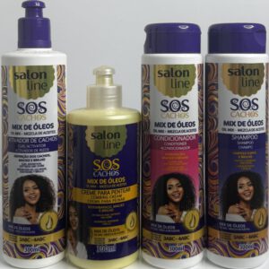 Salon line Sos Curls - Oil Mix Verzorgingsset